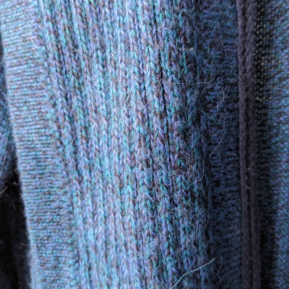 Gorgeous blue mohair open cardigan - Picture 5 of 5